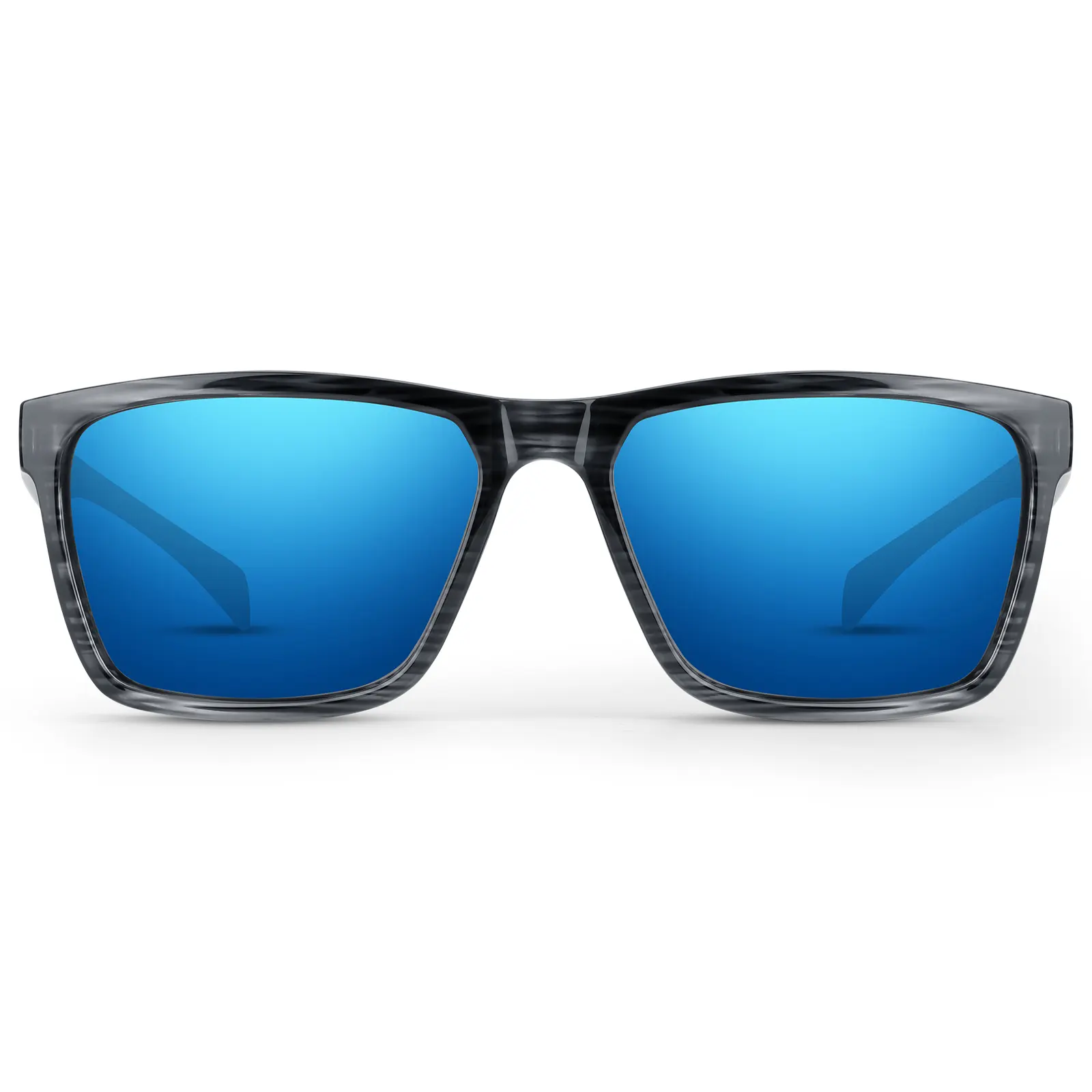 Frame:Gloss Tal Gray/Lens: Smoke-Blue Ocean Mirror