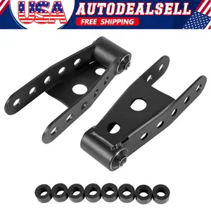 2"-3" Rear Lowering Drop Shackle Kit For 1998-2009 Ford Ranger