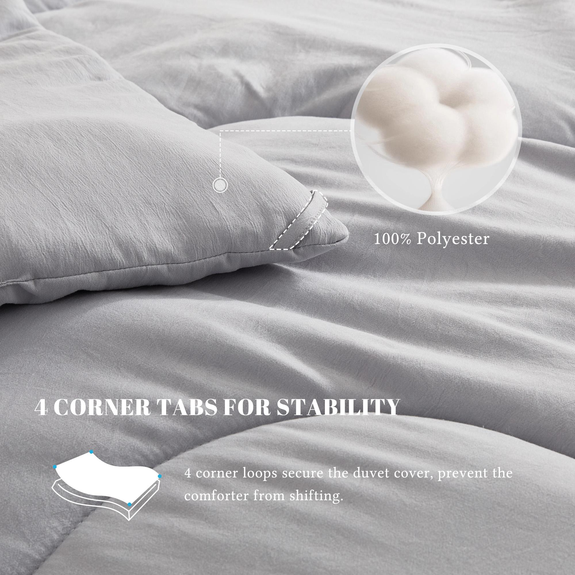 SpringGlowUp【BEDLORE】Quilted Wave-Pattern Duvet Insert, Soft Down Alternative with Corner Tabs, Versatile Year-Round Use, Luxurious&Comfort, Machine Washable for Easy Care SpringGlowUp【BEDLORE】Quilted Wave-Pattern Duvet Insert, Soft Down Alternative with Corner Tabs, Versatile Year-Round Use, Luxurious&Comfort, Machine Washable for Easy Care