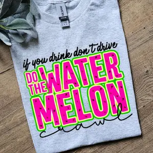 cute watermelon crawl popular humor summer watermelon tee