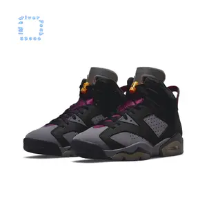 Grey, Black, and Purple High-Top Basketball Shoes with Leather and Suede Materials and Colorful Inner Bootie