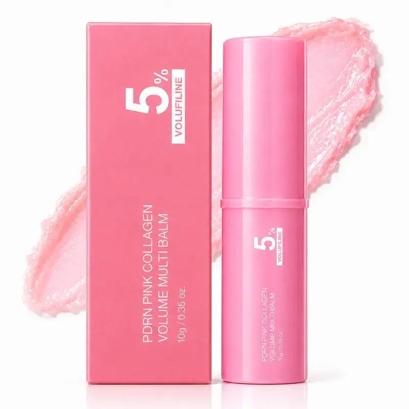 Halloween 5% Volufiline PDRN NAD Pink Collagen Multi Balm Stick - Halloween Edition Korean Skincare Balm for Lips, Under Eyes, Anti-Aging, Plumping, Fine Line Reduction, Firming