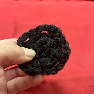 Nylon Crocheted Intense Facial Round