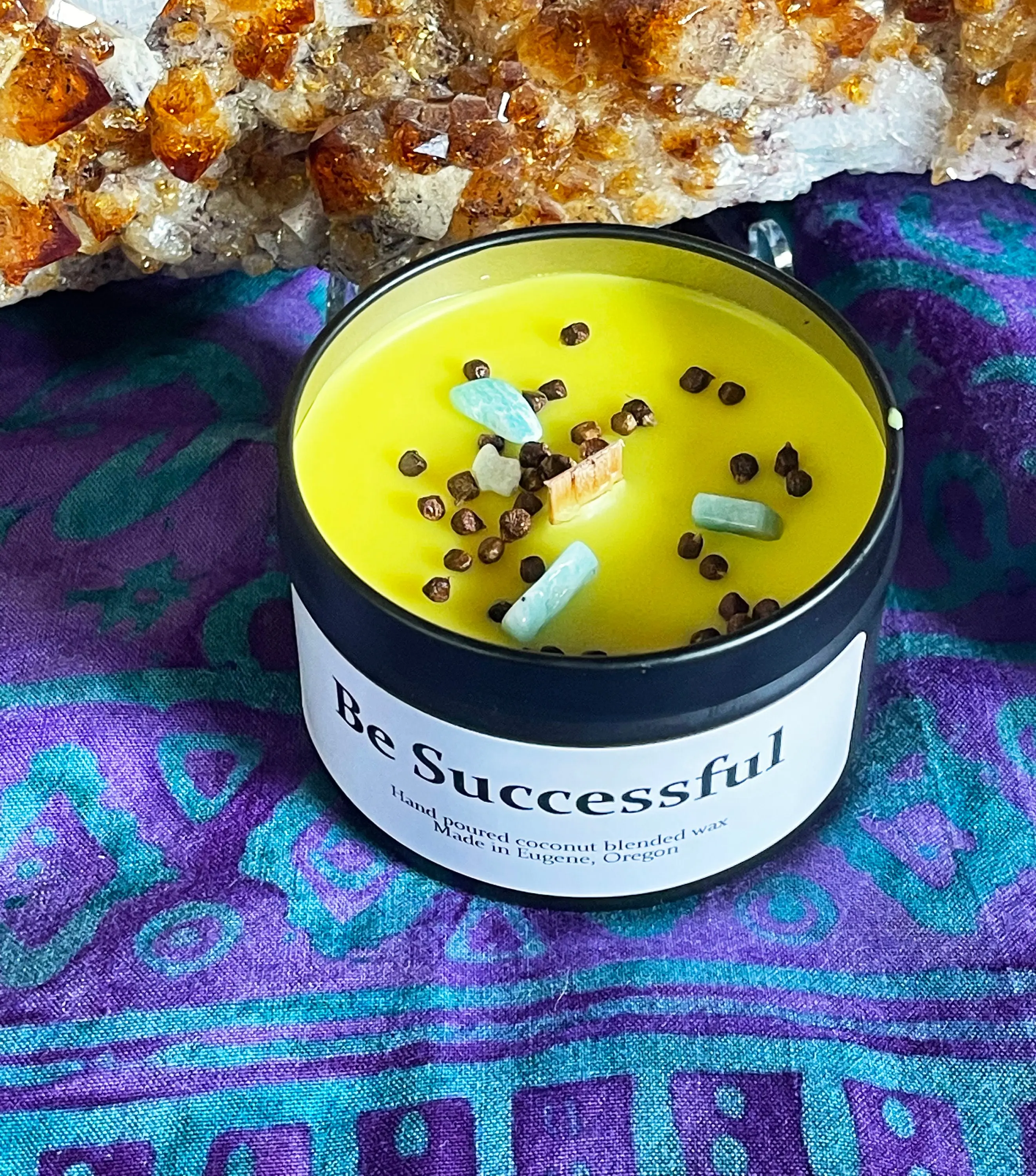 Wealth and Prosperity Ritual Candle: Manifest Success, Abundance, Good Luck and Financial Blessings