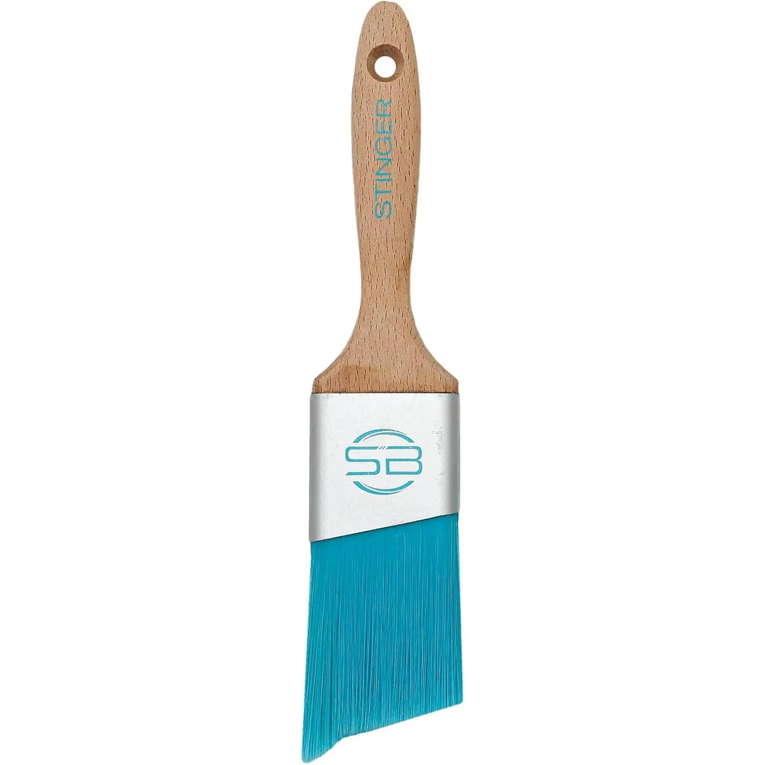 Stinger Classic 2" Beavertail Handle - Professional Angle  Brush with Fill-A-Blend Technology - Trim  Brushes for Painting Walls,  in, and Edges