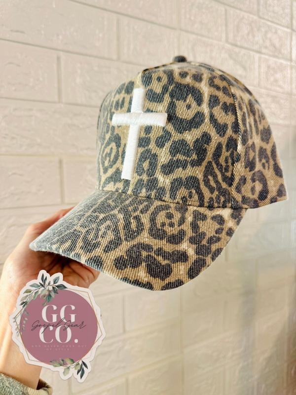 Cross Puff Embroidered Hat