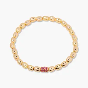 Brei Birthstone Bracelet in Gold by Brook and York