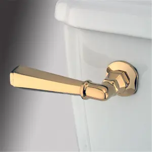 212 MAIN Metropolitan Tank Lever Handle - Solid Polished Brass Door Hardware for Household Appliance Parts & Accessories