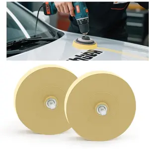 2PCS Car Decal Remover Eraser Wheel, 4 Inch Rubber Adhesive Tire Emblem Removing with Drill Adapter for Pinstripes Graphics, Auto Clean Tool Accessories, Universal Fit