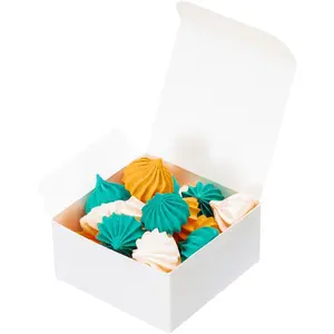 30 Pack 3x3x1.5 White Mini  Boxes -  Grade Small Favor Boxes for Candy, ,  Truffles -   Boxes for Wedding, Party, Craft, Small Business Packaging