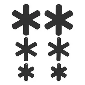 KitchenHQ 6-piece Silicone Pan Protectors and Trivets Set