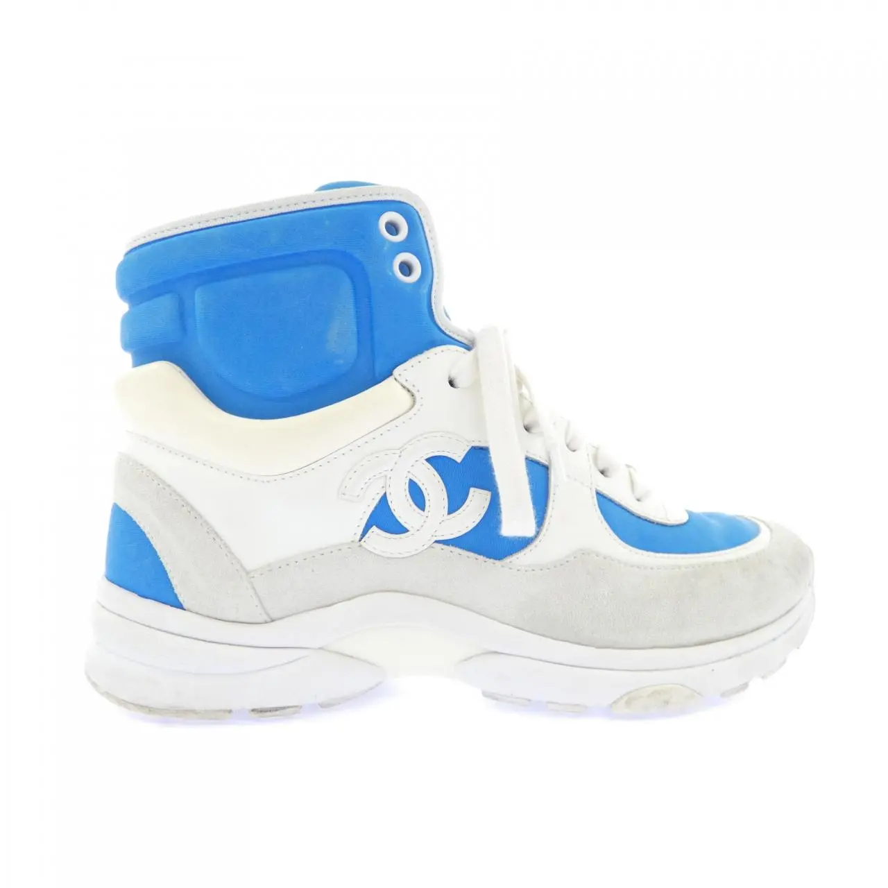 Pre-owned CHANEL Rubber Small Leather Goods Sneakers