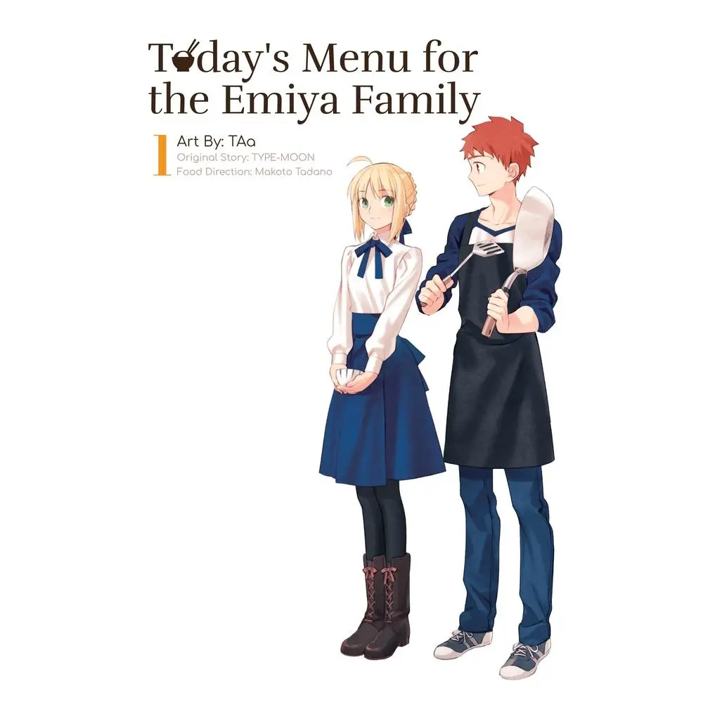 USED Book - Today's Menu for the Emiya Family, Volume 1 by Type-Moon (Paperback) - english