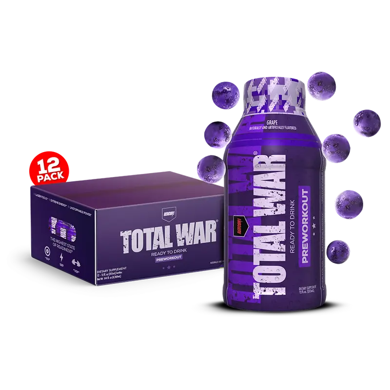 TOTAL WAR Ready To Drink Preworkout [12 Pack]