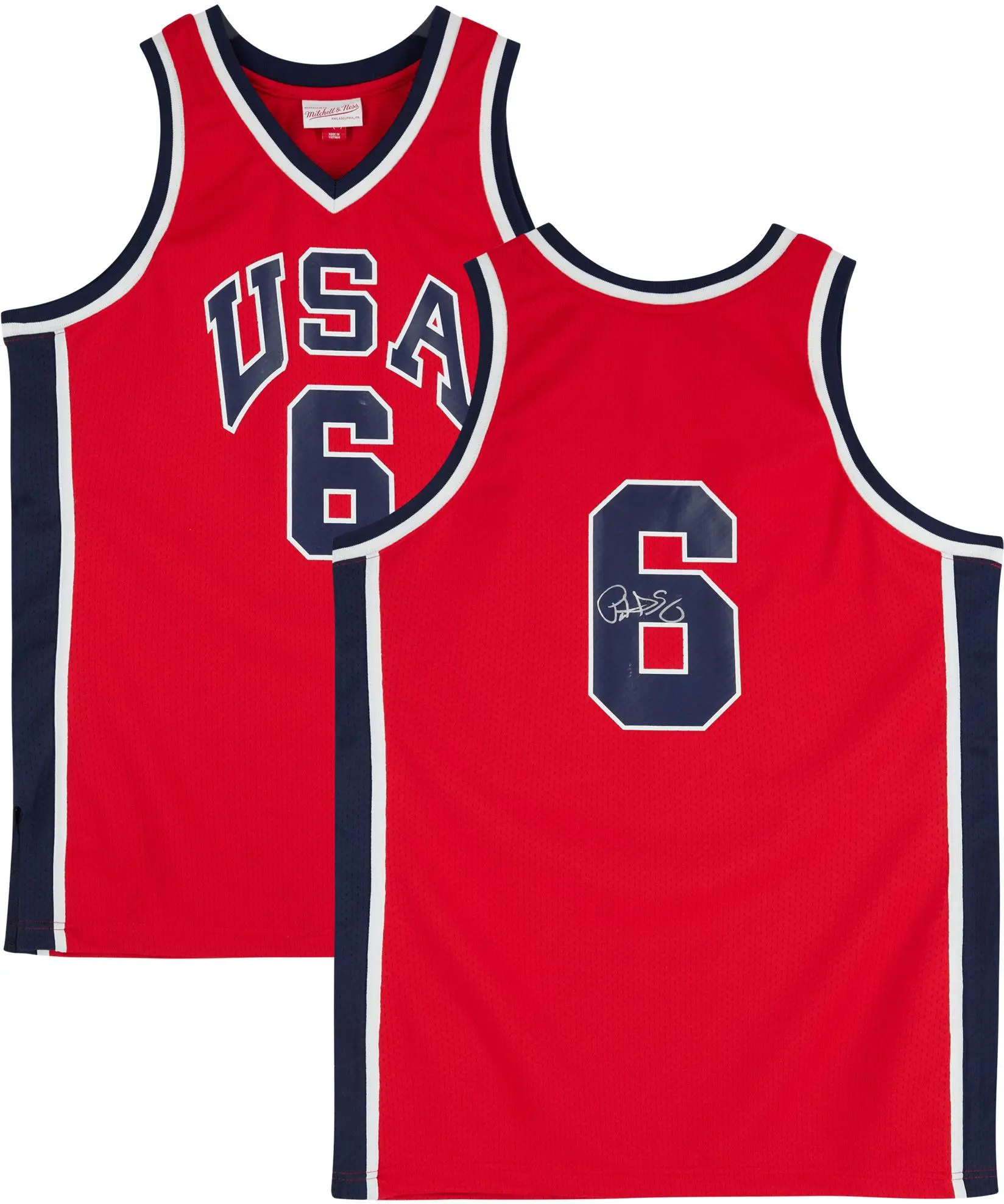 Patrick Ewing New York Knicks Autographed Mitchell and Ness Red 1984 Team USA Authentic Jersey - Fanatics Authentic Certified