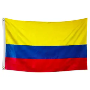 1pc Multi-size Colombian Flag, Outdoor Decor, Yard Decor, Garden Decor, Durable Flag, Excluding Flagpole, Colombian Flag for Outdoor Use Does Not Include Flagpole