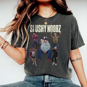 [ SALE UP TO 50% ] Hamzah SlushyNoobz Fan Tee, Hamzah and Martin Joke Gift, SlushyNoobz Comedy Merch, Mykonos and Oikos T-Shirt