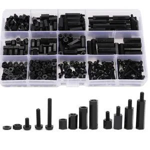 380 count M3 Nylon Standoff Kit, Male Female Nylon Hex Spacer Screws and Nuts Assortment Kit, Threaded Pillar Spacers Standoffs and Scews for Circuit Board PCB Motherboard Mounting
