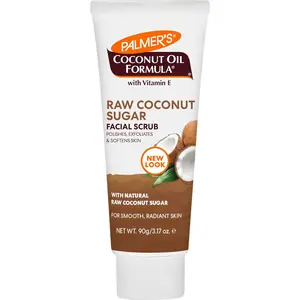 Palmer's Coconut Oil Formula Coconut Sugar Facial Scrub Exfoliator, Face Scrub to Gently Exfoliate Away Dirt and Dead Skin Cells, 3.17 Ounces