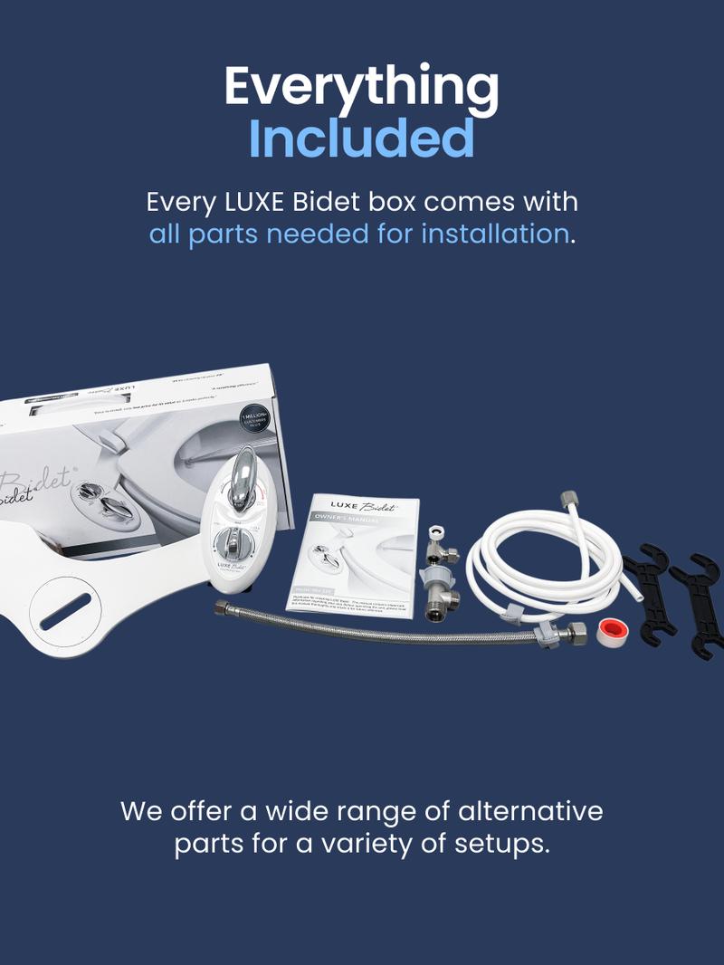 LUXE Bidet NEO 320 - Warm Water, Rear and Feminine Wash, Self-Cleaning, Non-Electric Bidet Attachment for Toilet Seat, Lever Control LUXE Bidet NEO 320 - Warm Water, Rear and Feminine Wash, Self-Cleaning, Non-Electric Bidet Attachment for Toilet Seat, Lever Control