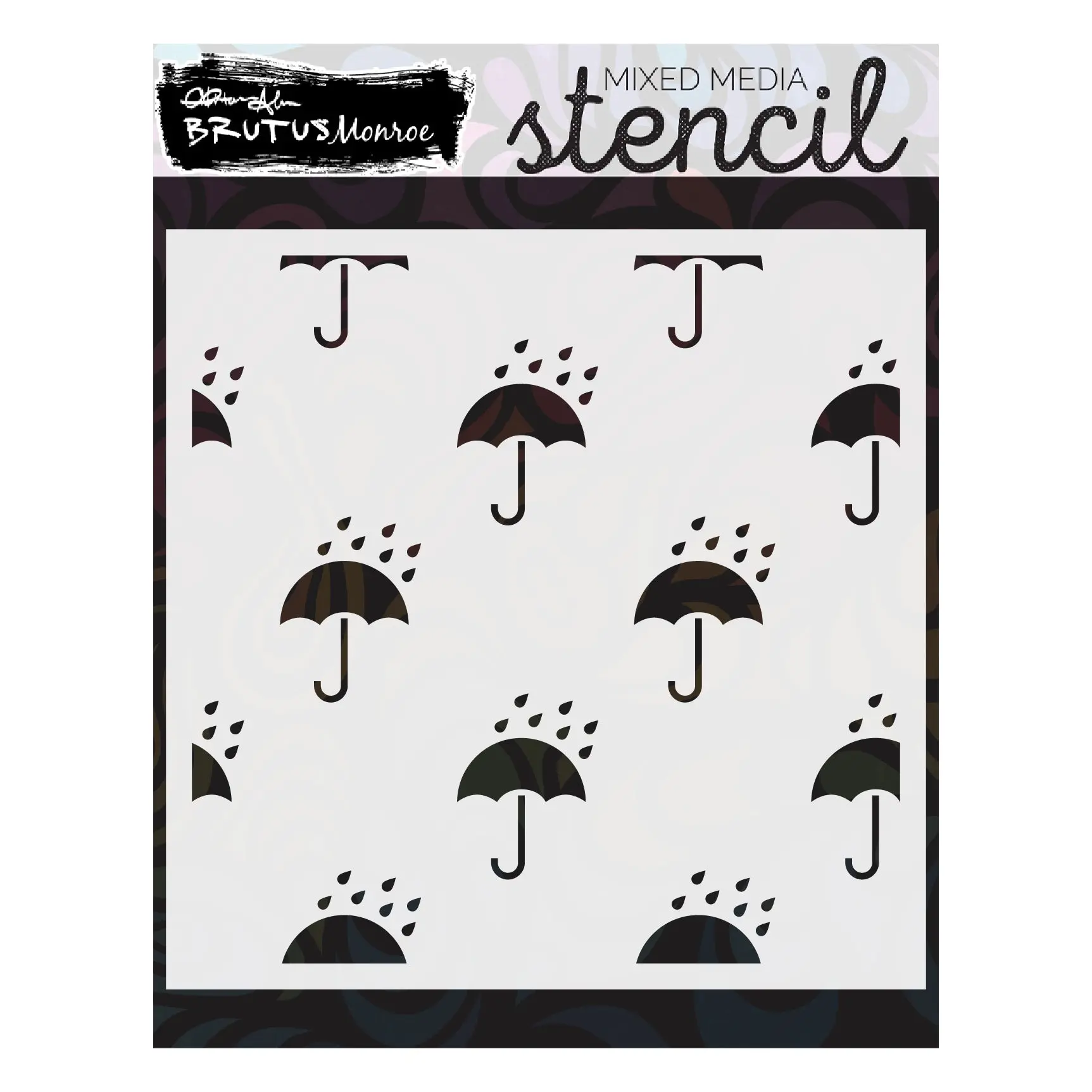 Showers | Mixed Media Stencil