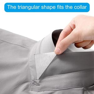 100PCS Collar Stays Coller Shaper Sticker for Shirt Adhesive Strips to Keep Collars Stand Collar Fixation Pads