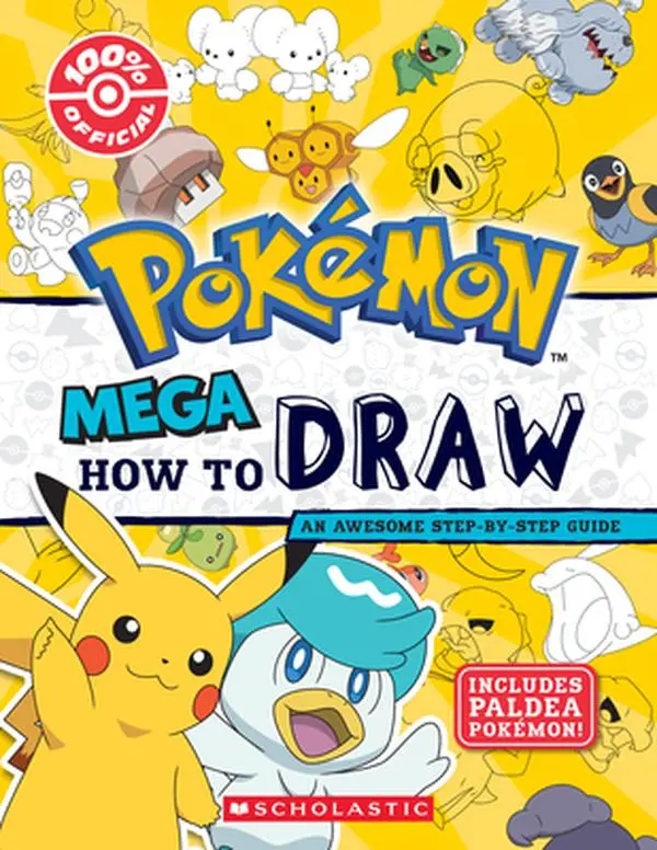 Mega How to Draw (Pokémon) -- Scholastic, Paperback