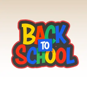 Back To School Outline Cookie Cutter