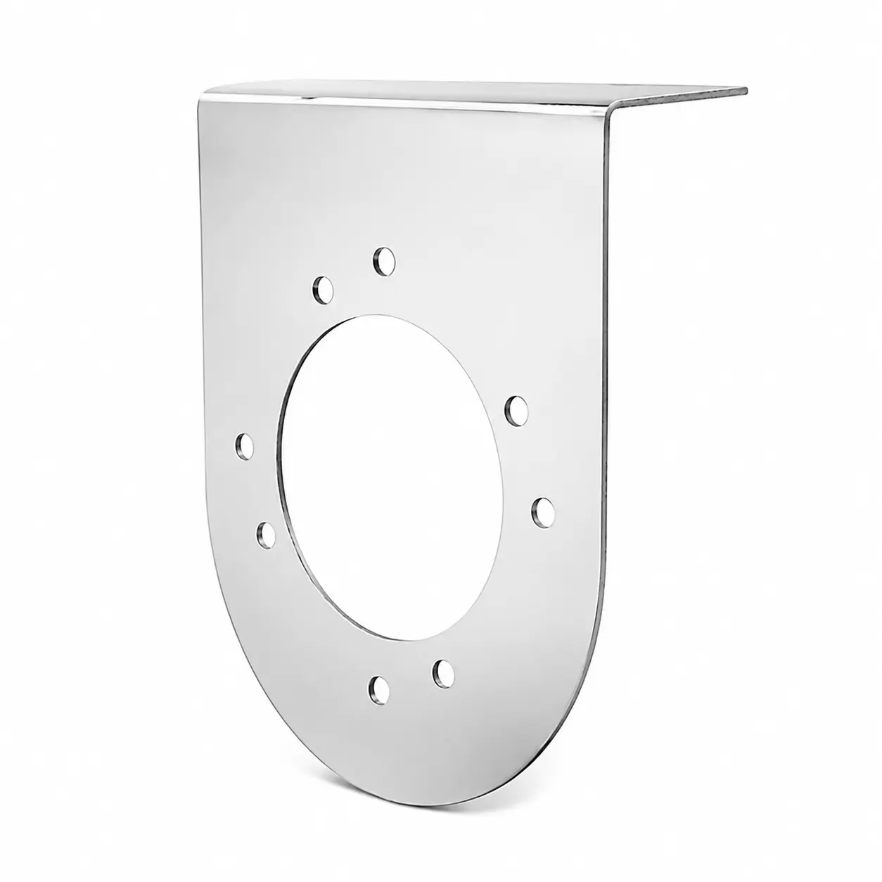 United Pacific 20461 – 304 Stainless Steel Installation Bracket for Single 3" Automotive Light Marker Lights Watermelon Lights