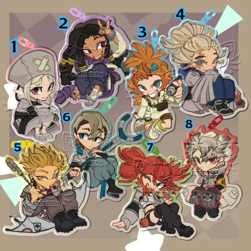 GACHIAKUTA KEYCHAINS- Wave 1+2
