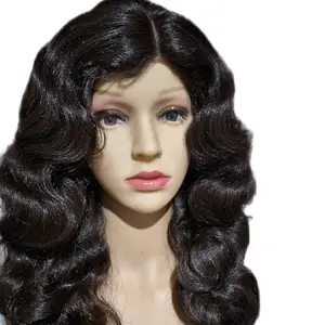 Human hair blend wig.  heat safe. 26 inches