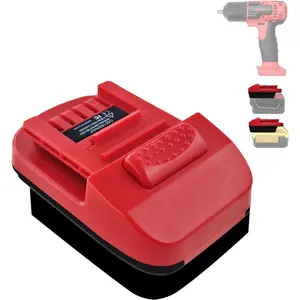 adapter is compatible with Dewalt 20V MAX XR series batteries and Milwaukee M18 lithium-ion batteries. It allows you to use these batteries to power Snap on 18V tools (not for charging the batteries).