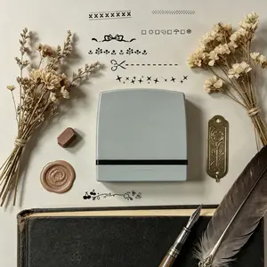 9 Designs Stamp Set, Decorative Stamps for Scrapbooking, Notebooks, Card Making, Creative Crafts, Perfect Gift for Journal Lovers