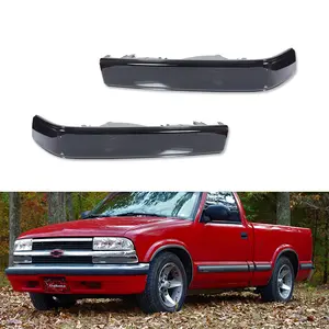 2pcs Smoked Front Bumper Parking Signal lamps Lights For 1998 1999 2000 2001 2002 2003 2004 Chevy S10 Blazer GMC Sonoma,Replace OEM GM2521162, GM2520162, 15098267, 15098268