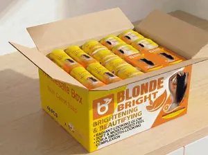 BLONDEBRIGHT 48-Piece Wholesale Glow Box With Carrot Soap Body Wash Set Fruit Soap