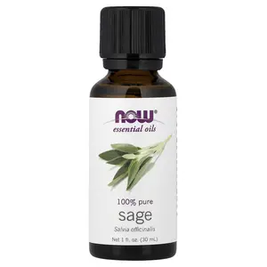 NOW Foods Essential Oils, Sage, 1 fl oz (30 ml)
