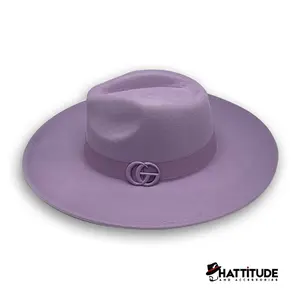 Hattitude GC Purple Fedora Hat