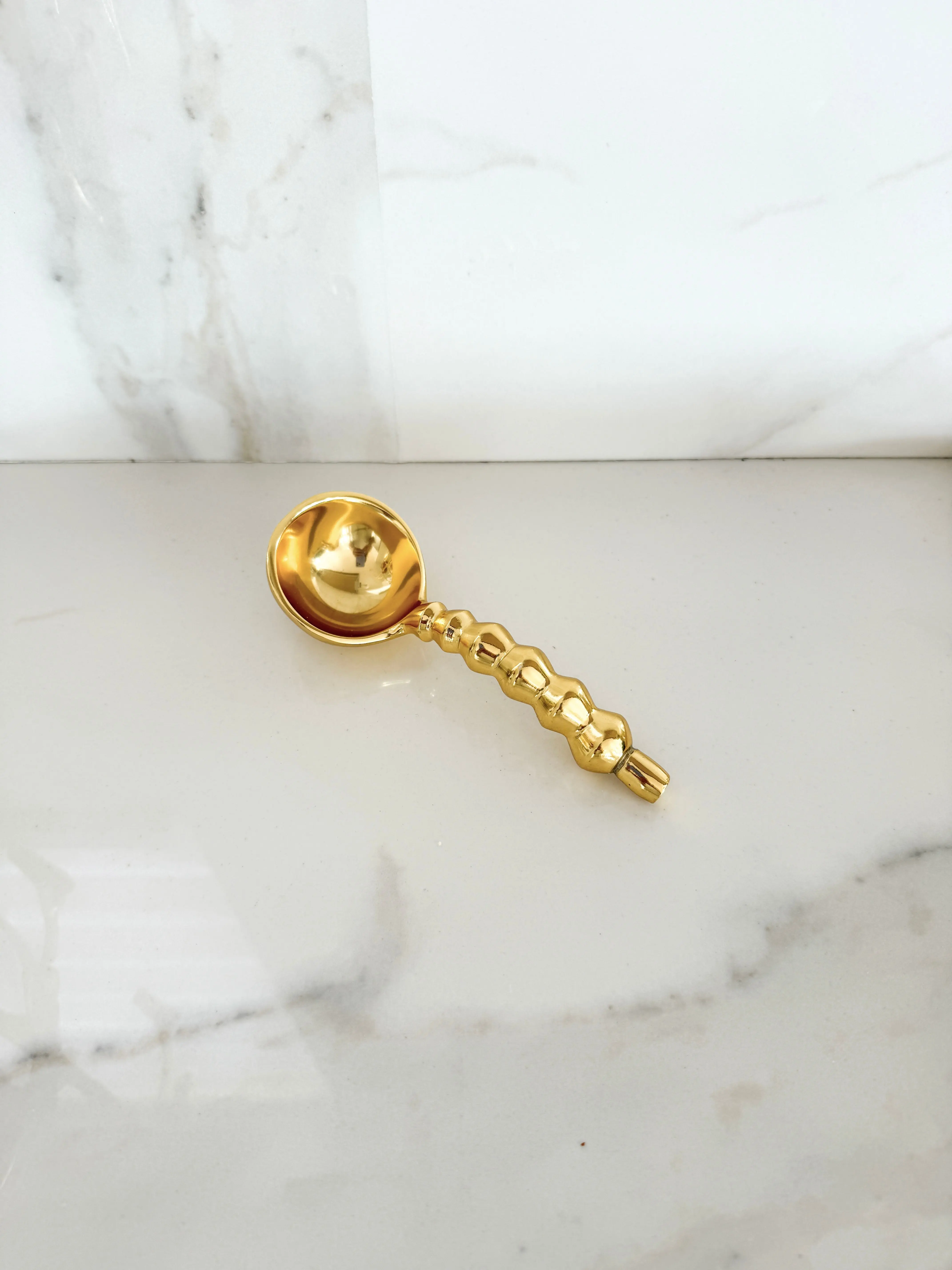 Gold Beaded Spoon