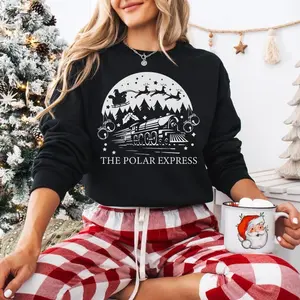 Polar Express Christmas Sweatshirt, Polar Express Ticket T-Shirt, Christmas Holiday Sweater, Vintage Christmas Sweatshirt, Christmas Gifts