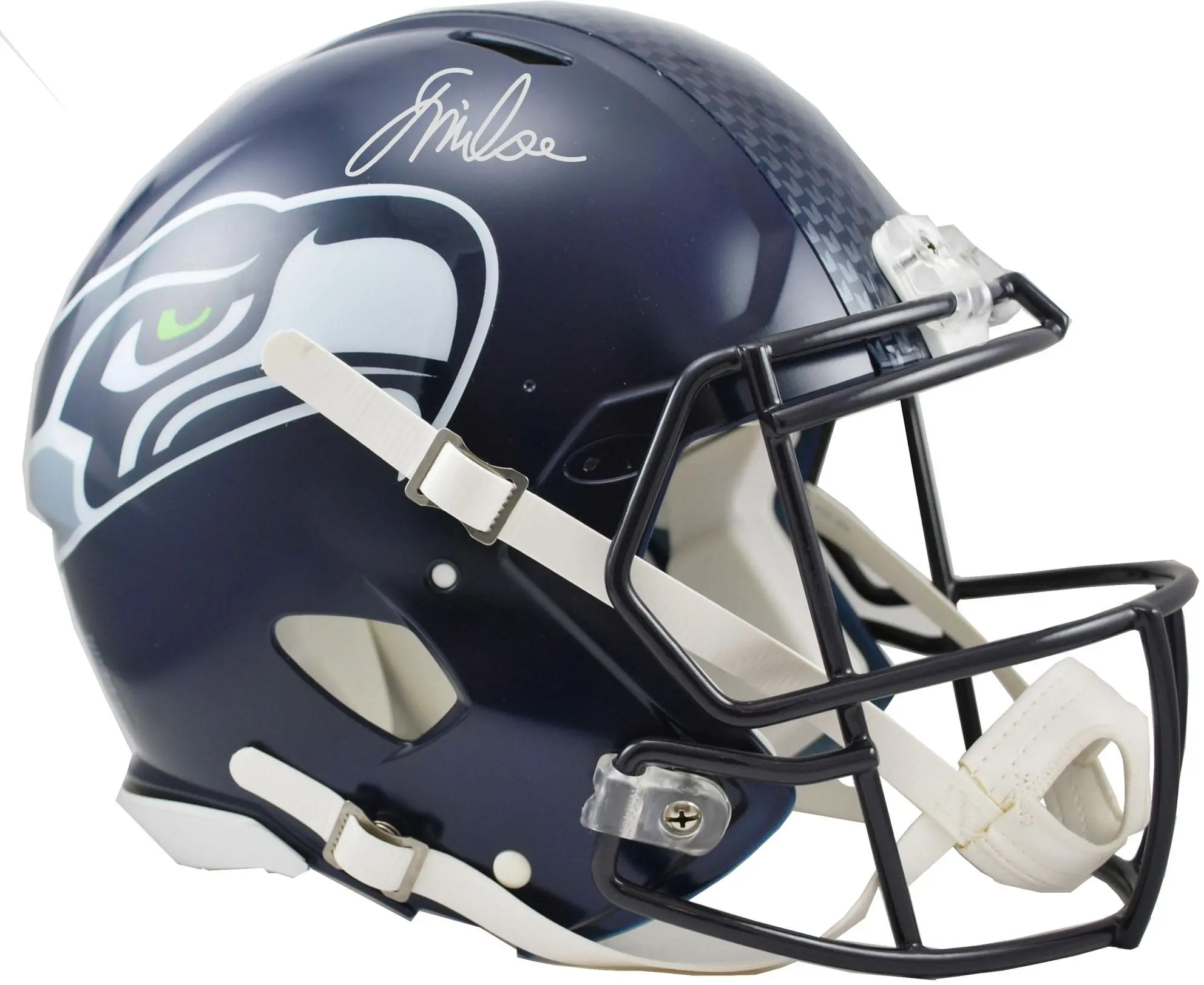 Jalen Milroe Seattle Seahawks Autographed Riddell Speed Authentic Helmet - Fanatics Authentic Certified