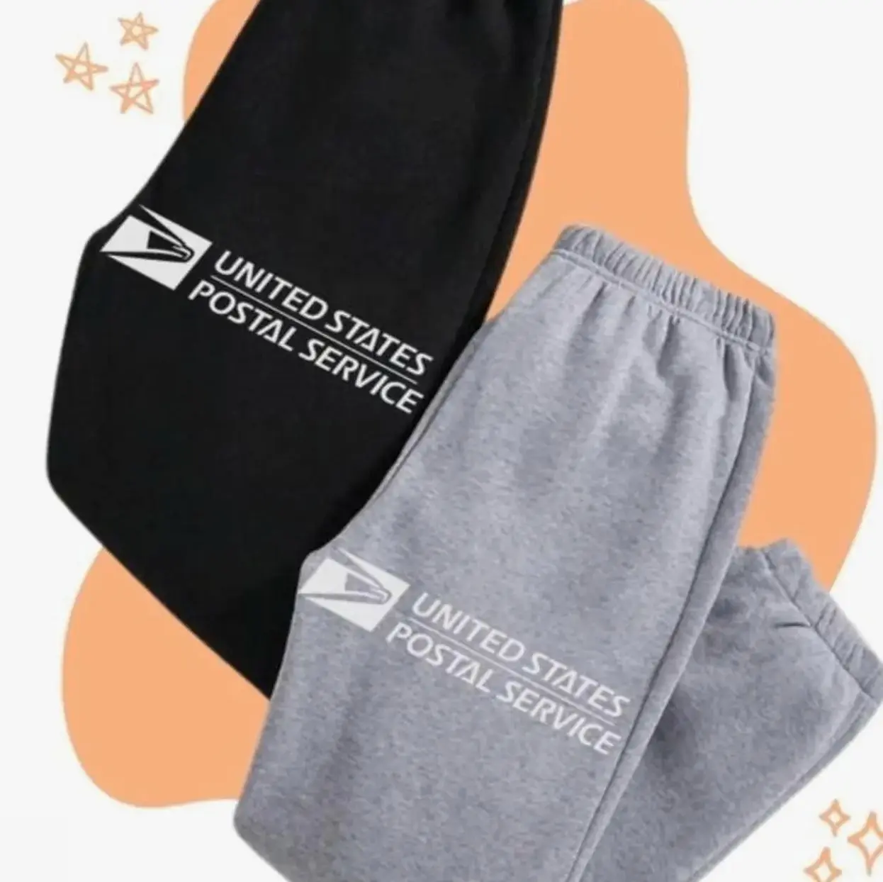 USPS Shirt Postal Sweatpants for Post Office Worker Delivery Daily Wear 7 blue Sweatpants, Trendy Top Sweatpants, Unisex Cotton Graphic Casual Sweatpants, Gift For Fan, Men and Women, Best Gift SS 7
