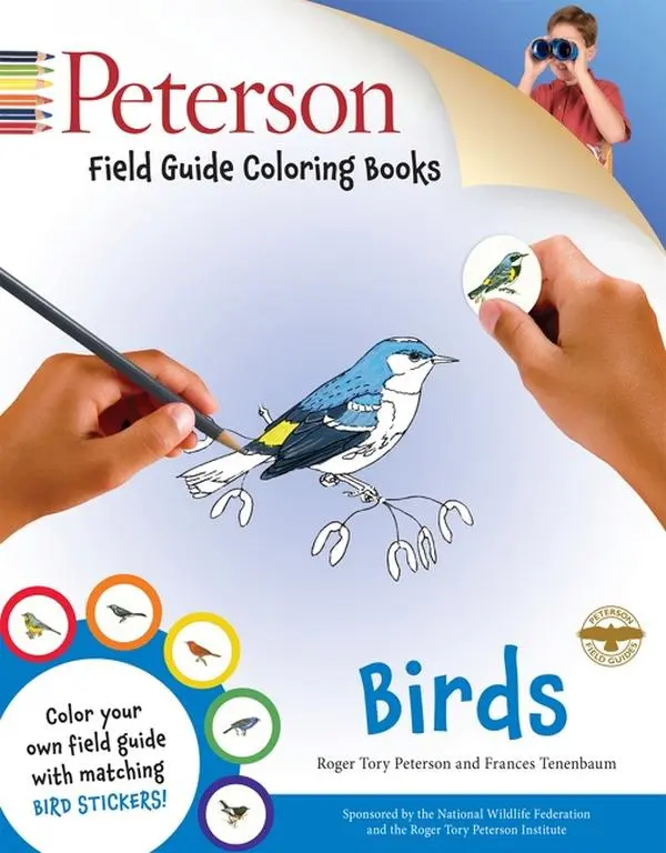 Peterson Field Guide Coloring Books: Birds: A Coloring Book (Peterson Field Guide Color-In Books) by Peter Alden||Roger Tory Peterson||John Sill [Paperback Book]