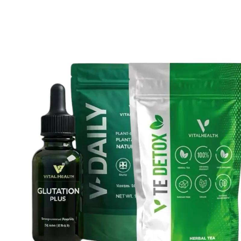 Pack Bienestar Diario VitalHealth – Detox, Energía y Apoyo Antioxidante Supplement