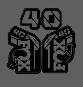 Fox 40 Fork Decal