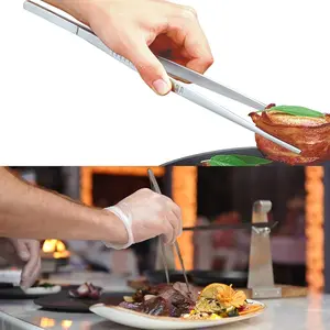 Stainless Steel Kitchen Tweezers Set 2 Pcs