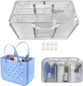 Beach Bag Organizer Inserts for X Large Bogg Bag Accessory Lightweight Mesh Insert Divider Pouch, Organizing Rubber Tote Bags, Save Storage Space (Gray) | Accessories, Original XL, Lightweight, Divider Pouch, Organizing, Save Storage Space