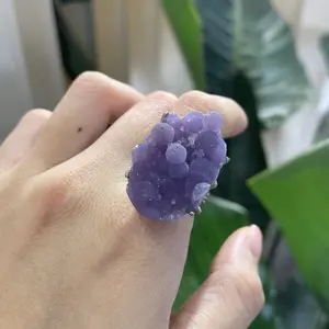 [NO.QS01]Natural Crystal ring-Selena Fire‘s order-Handmade Gemstone Ring Daily Wear Healing Summervibes