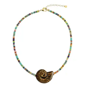 Solana Shell Necklace - Tortoise