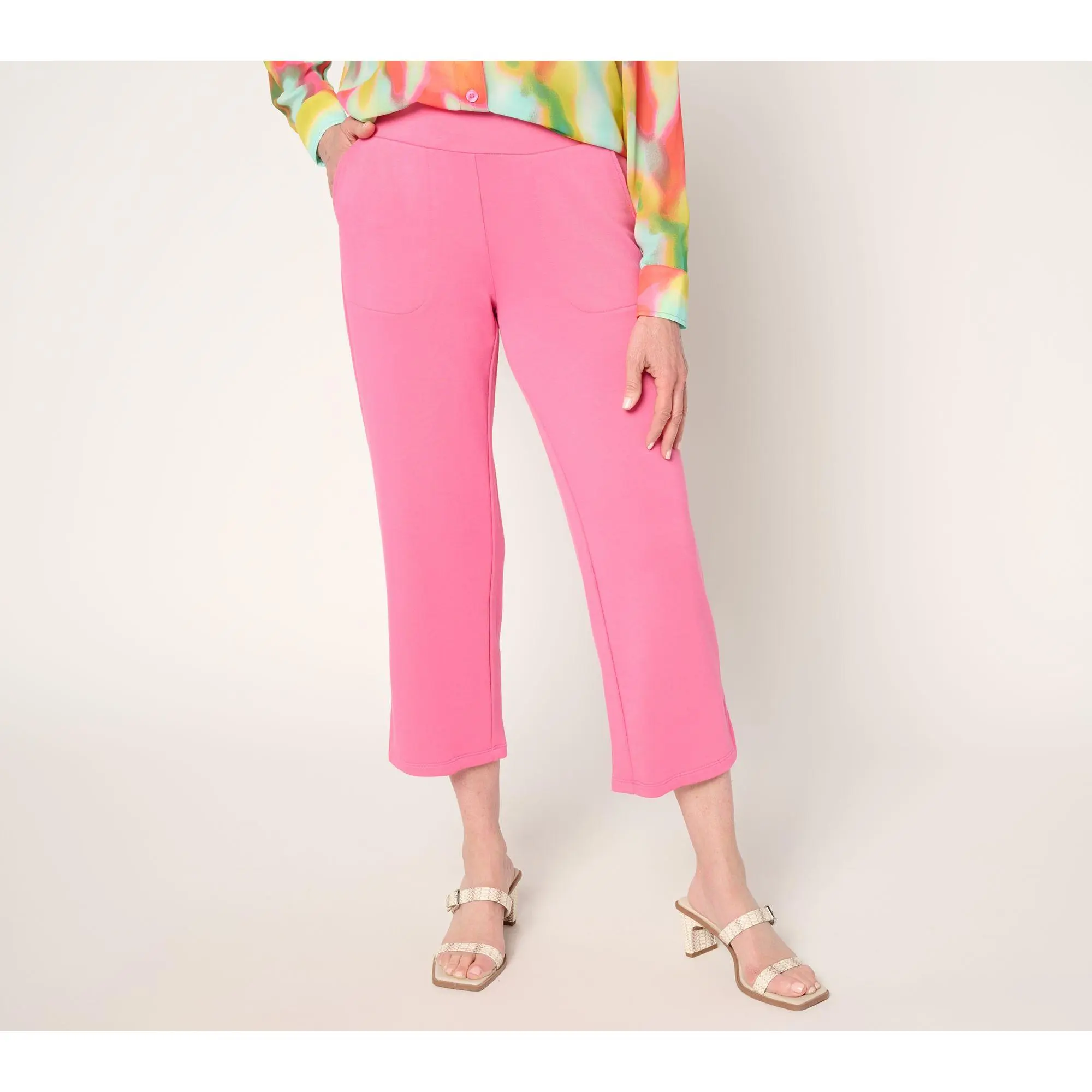 Brandis Dress Out Loud Petite Acquitted Knit Cropped Pants