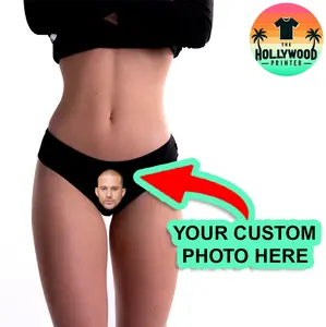 Custom Face Panties, Face Printed Panties, Sexy Underwear, Funny Bachelorette Gift, Your Face Here, Your Picture Here Panties, Bridal Gift